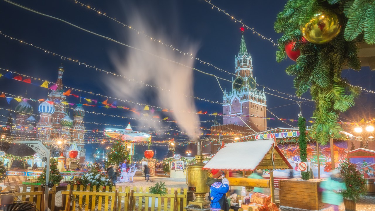 Москва 2018. Новогодние огни Москвы 2018. Москва 2018 год. Московские новогодние панорамы 2019.